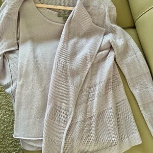 Neiman Marcus Cashmere Women's Lavender Sweater Set
